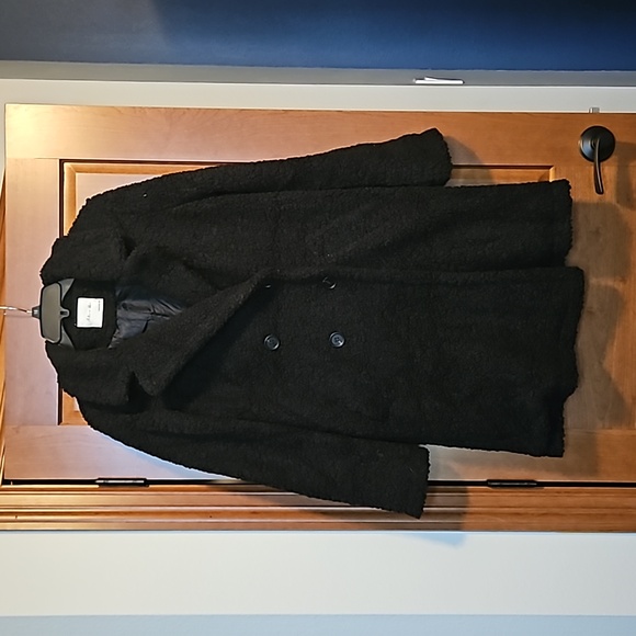 ACTIVE USA Double Breasted Faux Fur Teddy Coat - Picture 4 of 5